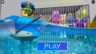 New Barry’s Prison Run Obby  UNDERWATER BARRYS PRISON RUN  Roblox Gameplay [upl. by Azyl]