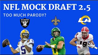 NFL MOCK DRAFT 25 Unlikely BUT possible Mock draft 2024 [upl. by Anirroc]