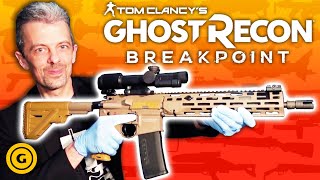 Firearms Expert Reacts to Ghost Recon Breakpoints Guns [upl. by Olaznog]