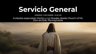 Servicio general  Marlon y Liz Rosales desde Church of Mt Zion en Erie Pennsylvania [upl. by Ssor]