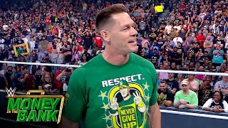 Cena addresses the WWE Universe after WWE Money in the Bank WWE Network Exclusive July 18 2021 [upl. by Buffy139]