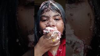 CAKE😂😂shortsfeed youtubeshorts food prerna chocollatyfunny😂 [upl. by Aurita]