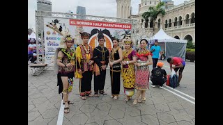 KL BORNEO HALF MARATHUN 2024  MERDRKA SQUARE KUALA LUMPUR RDYVLOGS [upl. by Noivad667]