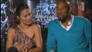 Moon Bloodgood Common Terminator Salvation Interview [upl. by Latif841]