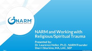 Preview NARM and Working with ReligiousSpiritual Trauma [upl. by Yelsa129]