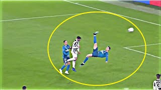 This angle of Cristiano Ronaldo’s bicycle kick is absolutely insane [upl. by Ylek]