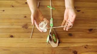 Make a Mechanical Flower Biomechanics Engineering Activities for Kids [upl. by Wilt]