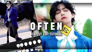 quotOFTEN TIKTOK TREND CAPCUT EDIT TUTORIAL [upl. by Ayoj]