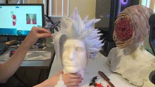 How to Give Anime Spikes to a Synthetic Wig [upl. by Dnartreb23]