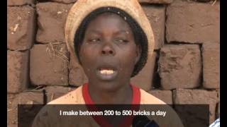 Living Life Aisha Bamuzaale the bricklaying woman [upl. by Inaej]