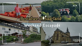 BOSTALSEE in Saarland Germany 🇩🇪 Escaped bostalsee saarland travel thorkenn [upl. by Katlaps]