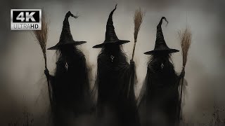 Dark and Moody Halloween TV Wall Art Gothic Halloween Screensaver over 2 hours 4K NO SOUND [upl. by Jonah]