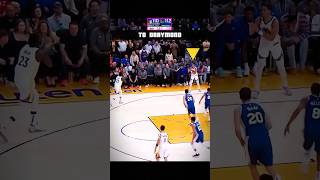 Defending Curry to being his teammate 🤝 76ers vs Warriors Ending nba shorts [upl. by Aihppa]