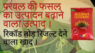 Best Biostimulant  allwin wonder plus  Allwin top plus  परवल खेती  देखे इसका कमाल किसान जुबानी [upl. by Akimit]