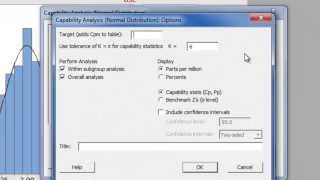How to Assess Process Capability using Minitab 17 [upl. by Hobart]