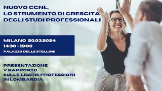 Nuovo CCNL lo strumento di crescita degli studi professionali [upl. by Dutch]