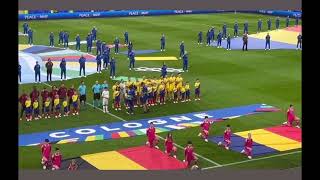 ROMANIA NATIONAL ANTHEM EURO 2024  ROMANIA VS BELGIUM [upl. by Dunn207]