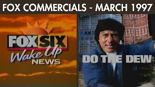 FOX Commercial Breaks  March 1997 [upl. by Oneida56]