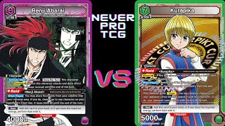 Union Arena locals Round 3 Purple Bleach Renji Rush vs Green HxH Kurapika [upl. by Beverie]