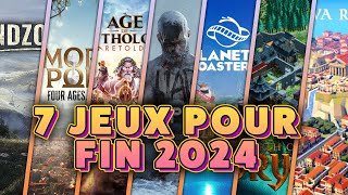 7 jeux de gestion et construction pour fin 2024  Le Journal Du Builder [upl. by Jacquelin718]