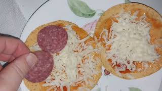 Keto Pizza with Sundried Basil Tomatoe Tortillas HerkimerAtRandomYoutubecom [upl. by Rexford376]