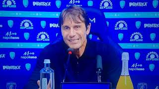 Antonio Conte conferenza stampa post EmpoliNapoli 01 [upl. by Kristel]