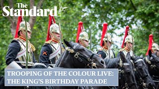 Trooping the Colour 2024 LIVE The Kings Birthday Parade [upl. by Norre]