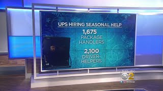 UPS Hiring 4000 Employees In Chicago For Holiday Season [upl. by Arahat]