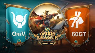 OneV vs 60GT  Osiris League Season 5 GRAND FINALS R1 [upl. by Lilaj]