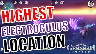 The HIGHEST Electroculus Location in Genshin Impact Shorts [upl. by Nya]