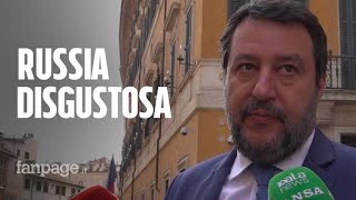 Guerra RussiaUcraina Salvini quotMissili su Kiev disgustosi lEuropa deve intervenirequot [upl. by Gnex]