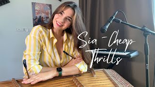 Sia  Cheap Thrills acoustic instrumental version piano cimbalydulcimer cover quotCome on Come onquot [upl. by Naeruat]