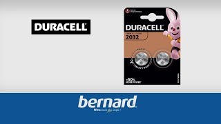 Piles Duracell Boutons Lithium  Bernard [upl. by Ayocal602]