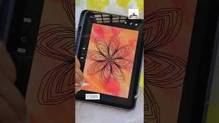 Art 27100  Mandala 100 days LeftHand drawing challenge procreate mandala trending [upl. by Oel]