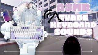 Roblox EVADE but its CREAMY Keyboard ASMR [upl. by Einnij]