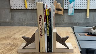 Making wooden bookends  scrap wood project [upl. by Aniara562]