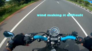 Bajaj Avenger street 220 Top Speed [upl. by Eiuqcaj]