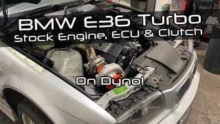 BMW E36 328i M52 Turbo BOLT ON 100HP [upl. by Yelkreb]