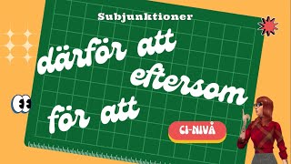 Subjunktioner för C1nivå [upl. by Otrebmal152]