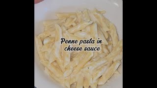 Penne Pasta In Cheese Sauce Recipe  Quick amp Easy dinner Idea penne pasta [upl. by Osterhus362]