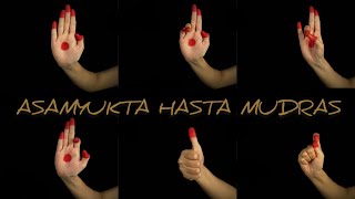 ASAMYUKTA HASTA  single hand gestures with meaning  kaladarpan  bharatnatyam  classical dance [upl. by Liddy]