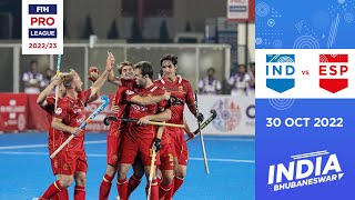 FIH Hockey Pro League 202223 India vs Spain Men Game 1  Highlights [upl. by Tevis]