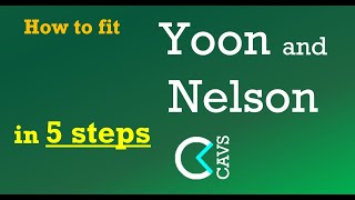 How to fit Yoon and Nelson model in ONLY 5 STEPS [upl. by Fanestil]