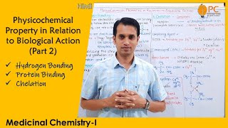 Physicochemical Properties in Relation to Biological Action Part 2  Medicinal Chemistry 1 [upl. by Leavy]