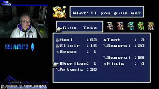 VOD0201 Final Fantasy IV SNES some postgame Pink Tail grinding [upl. by Sidran]