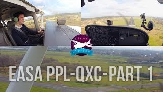 EASA PPL QXC  Part 1  Blackpool To RAF Woodvale  ATC Audio [upl. by Bellanca]