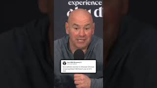 Dana White on Khamzat Chimaev snapping Robert Whittakers jaw [upl. by Nirad227]