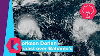 orkaan Dorian raast over Bahamas [upl. by Gorden]