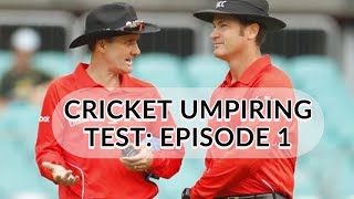 CRICKET UMPIRING TEST EPISODE 1 answers in description [upl. by Alitha]