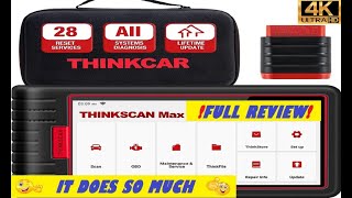 The Thinkscan Max Diagnostic Car Scanner  Everything You Need To Know  An Indepth Review [upl. by Zielsdorf870]